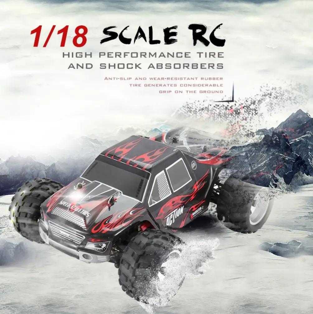 WLtoys A979 2,4 ГГц 1/18 полный пропорциональный пульт дистанционного управления 4WD автомобиль 45 км/ч матовый мотор электрический RTR внедорожный багги RC автомобиль игрушка