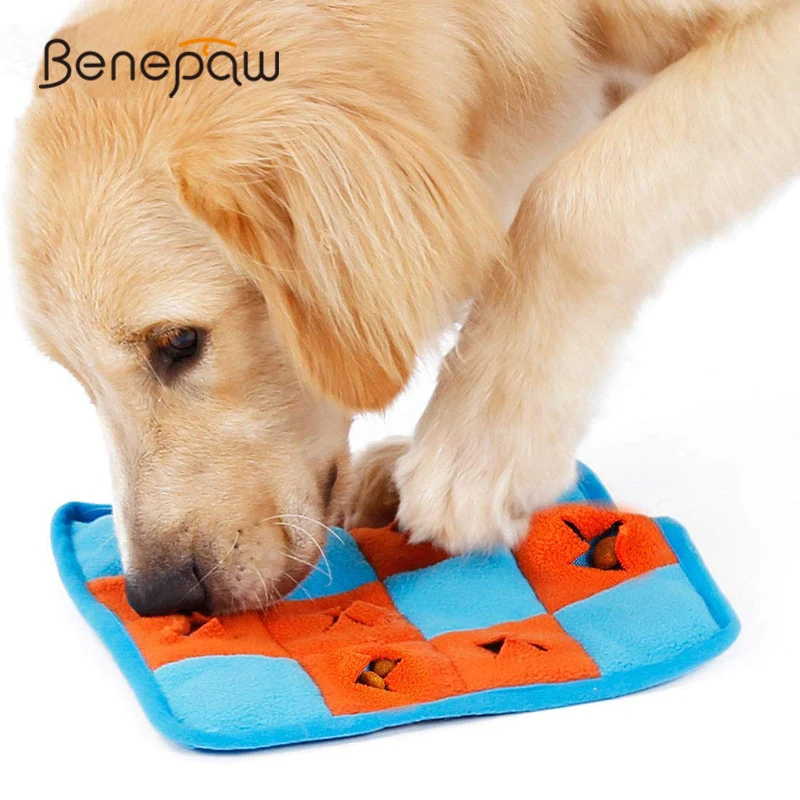 Интерактивная собака Benepaw прочная здоровая двусторонняя медленная корма коврик