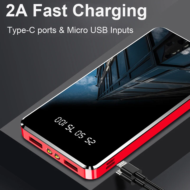 Power Bank 30000mAh Fast Charging Powerbank Slim Poverbank Portable External Battery Charger For Xiaomi Mi 9 8 iPhone 11 Pro Max Power Bank 30000mAh Fast Charging Powerbank Slim Poverbank Portable External Battery Charger For Xiaomi Mi 9 8 iPhone 11 Pro Max