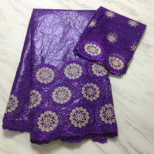 С камнями Базен riche getzner Базен getzner tissu Африканский Базен ткань с тюлем кружевная блузка