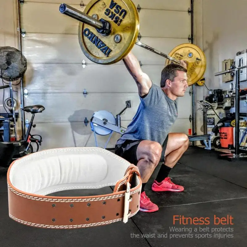 

Weightlifting Belt Bodybuilding Fitness Barbell Power Lifting Training Waist Protector Gym Belt for Back Dropshipping