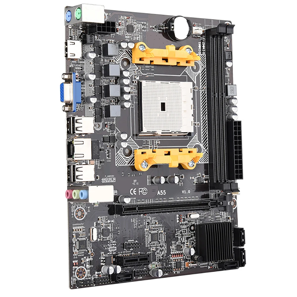 DDR3 компоненты PCI Материнская плата A55 аксессуары LGA1366 USB 2,0 SATA II Простая установка компьютера RJ45 интерфейс