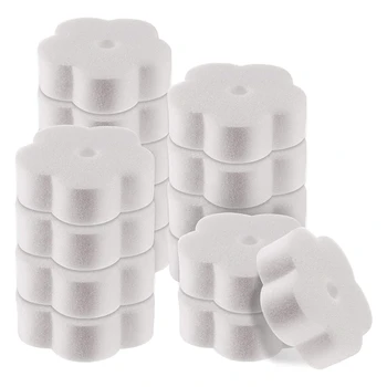 

16 Pieces Oil Absorbing Devours Scum Sponge for Hot Tub Swimming Pool and Spa (Flower-Shaped)
