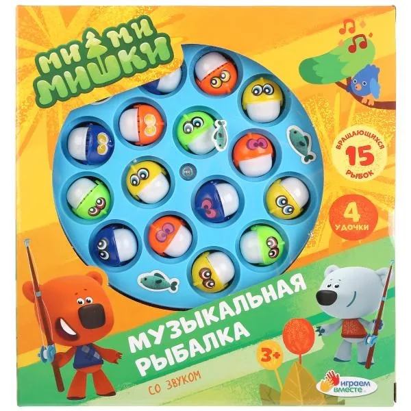 Игра Рыбалка Играем вместе Ми-ми-Мишки музыкальная