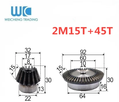 2  15T+45T