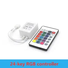 3/24/44-клавишный пульт светодиодный RGB контроллер DC12V ИК-пульт дистанционного управления для SMD 3528 5050 RGB Светодиодные ленты света