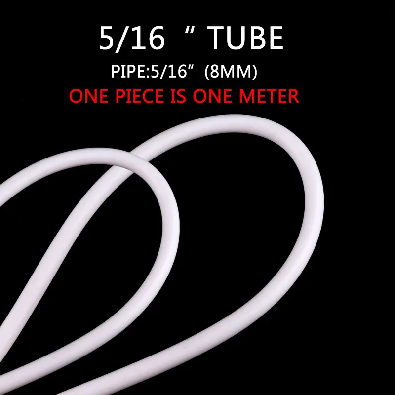 Description Picture 4 of itemWhite 5/16" PE Pipe Quality Food Grade Flexible Hose 5/16 Inch Tube For RO Water Purifier Filter Aquarium Diameter 8MM