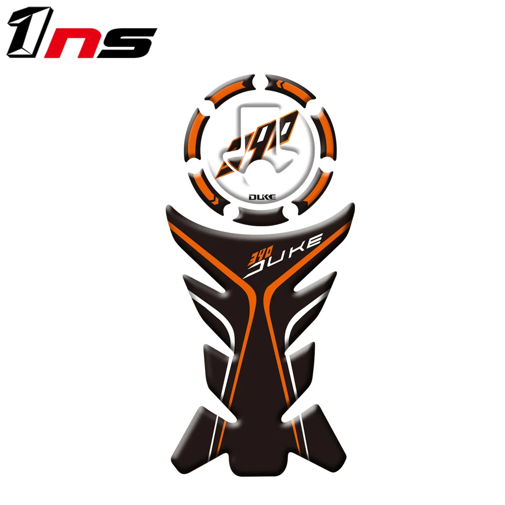 Для KTM DUKE 390 Мотоцикл 3D Смола высокое качество поднятая защитная накладка на топливный бак наклейка - Цвет: A