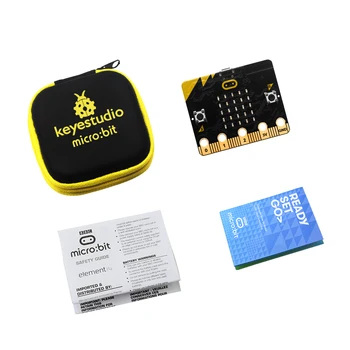 

Original BBC Micro:Bit Main Board NRF51822 with keyestudio customized storage bag for kids programming/support windows,iOS etc