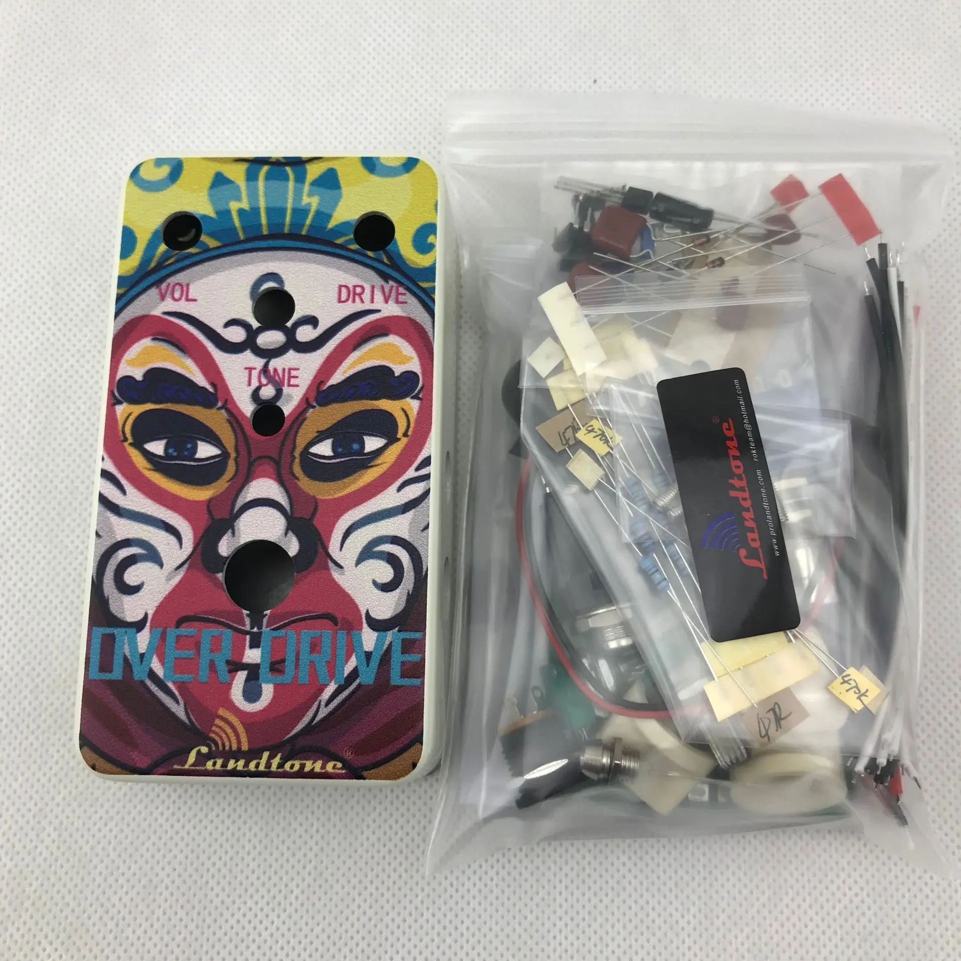 Overdrive(OD1) DIY комплект педалей с Хаммондом 1590B Стиль алюминиевая коробка