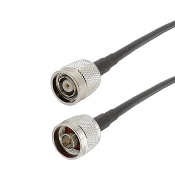 

N Male to RP-TNC Male Adapter WiFi Antenna Extension Cable RG58 RP TNC Male (Female Pin) to Type N Male Coaxial Cable 1-15M