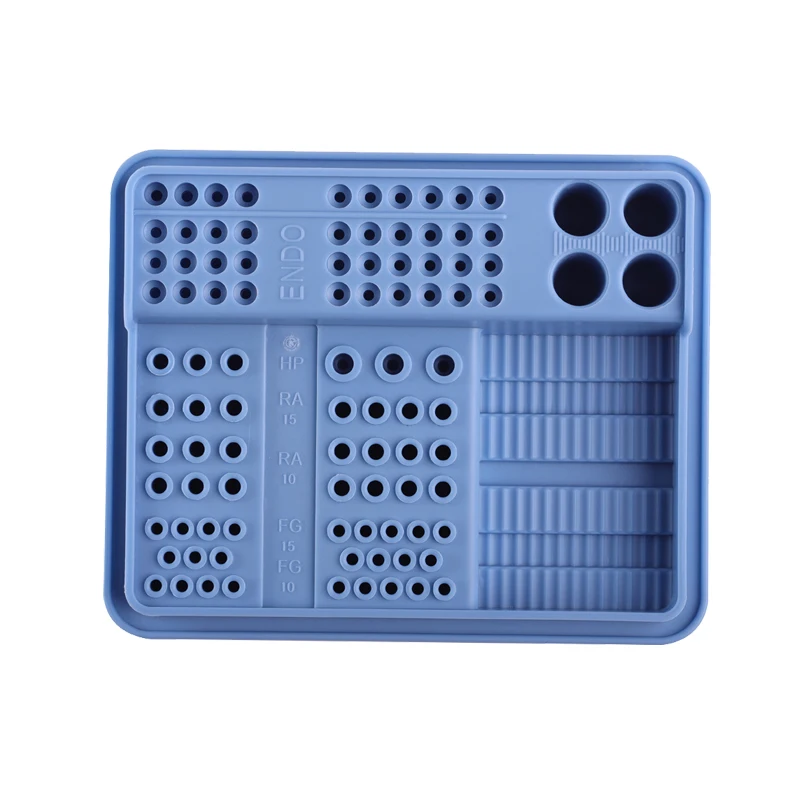 91Holes+4Holes+1Pan Dental Endo Box Endodontics Disinfection Storage Case Organizer For RA FG dental care tool