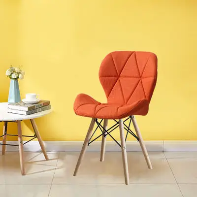 Dining Chairs Study Dining Room Back Chair Home Simple American Retro Butterfly Chairs Nordic Living Room Dining Chair Sillas Cloth