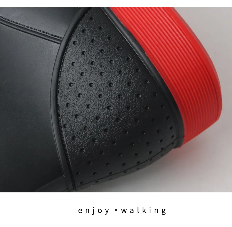 Men's Water Shoes Wear-Resistant Low-Cut Fashion Short Boots Anti-Slip Waterproof Shoes Rubber Rain Boots Plus Size 39-46