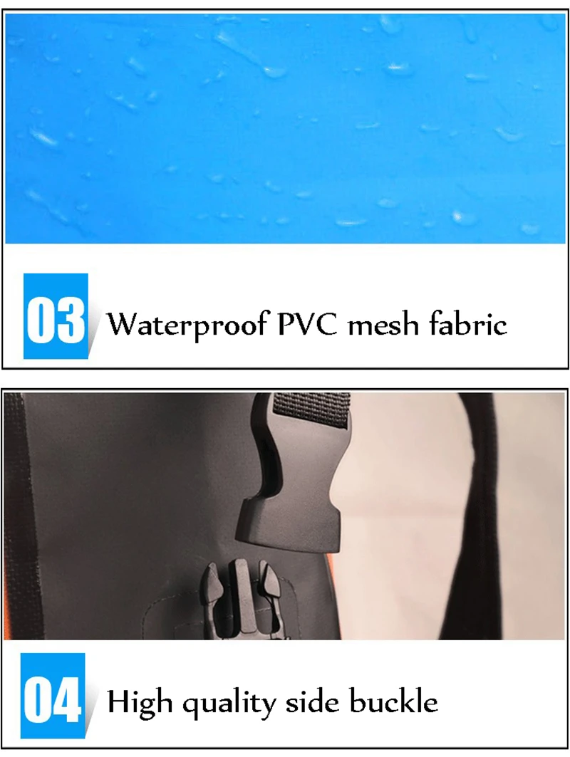 25L Outdoor Waterproof Swimming Bag Backpack Bucket Dry Sack Storage Bag Rafting Sports Kayaking Canoeing Travel Waterproof Bag (14)