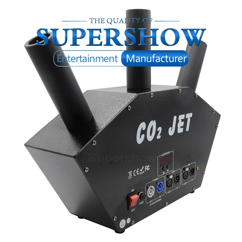 3 головки CO2 струйная Пушка машина сценические спецэффекты dmx512 контрольная машина для концертного шоу Вечерние