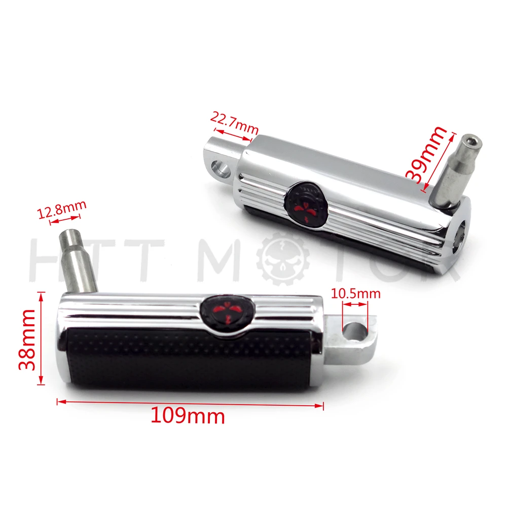 Aftermarket новая пара подножки отдых шестерни череп для Harley Мотоцикл Touring мужской Peg Mount FL