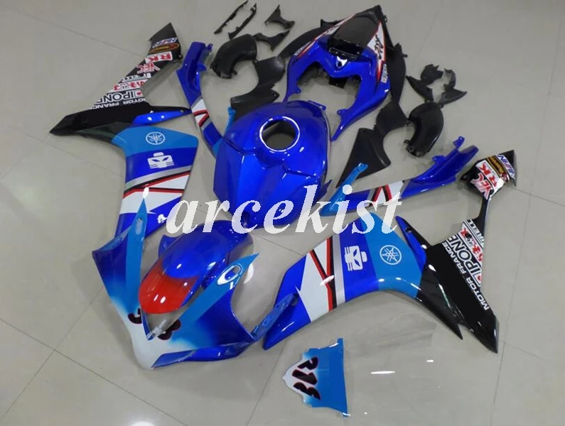 Литьевая Форма ABS полный бак крышка обтекатели комплект подходит для Yamaha YZF1000 R1 2007 2008 07 08 YZF R1 набор кузова синий
