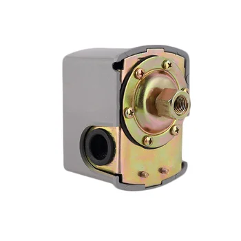 

Water Pressure Switch 0.8-5.0 bar Adjustable Double Spring Pole ZG1/4" Pump Pressure Control Water Pump Plastic shell&Cast Iron