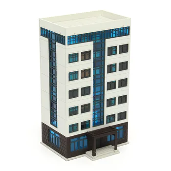 

Apartment Building 1:144 N Scale Model City Street Downtown Scenary Layout Toy