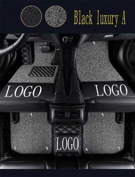 

Car floor mats with Logo/Brand Logo made for Kia Soul K7 Cadenza 5D heavy duty foot case anti slip car-styling carpet rugs liner