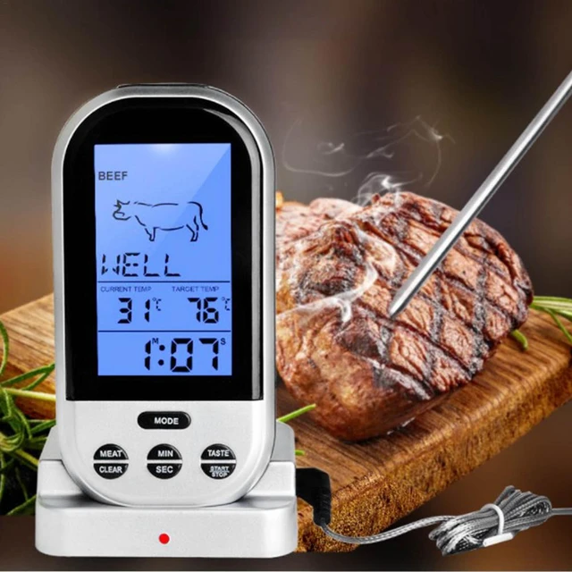 Termometro per carne senza fili-termometro da cucina digitale con