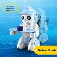 Intelligent Programming Auto Demo RC Robot Touch Sensing Slide Walking Dance Sing Deliver Function Infrared Remote Control Toy's 2