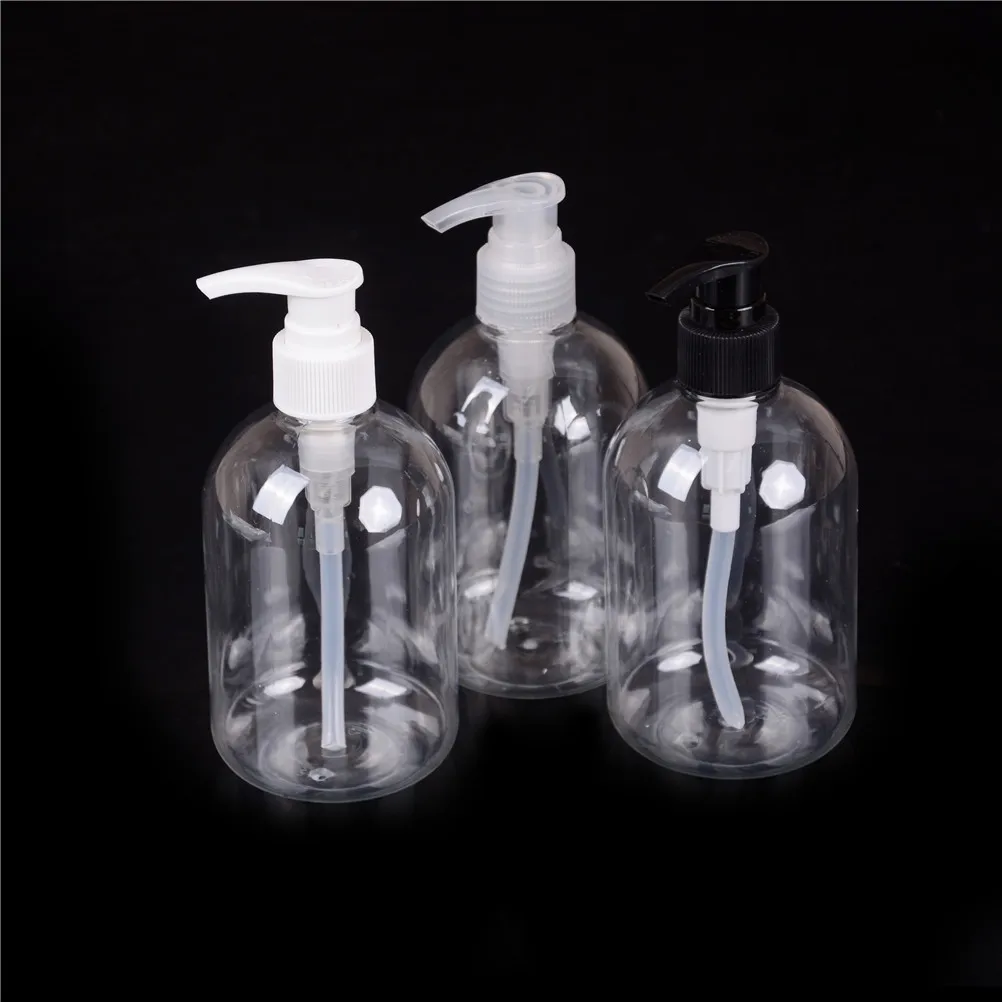 350ML Clear Plastic Bottle Liquid Soap Whipped Mousse Points Bottling Shampoo Lotion Shower Gel Pump Bottles Refillable Bottle