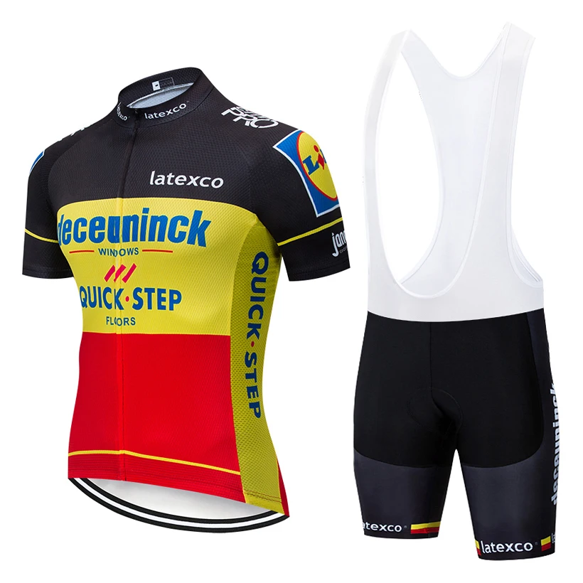 Команда 2019 quickшаг Велоспорт Джерси 9D набор велошорт Ropa Ciclismo мужские летние