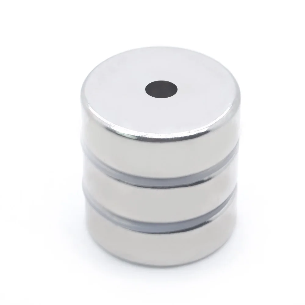 1/2/5/10Pcs 30x5-6 Neodymium Magnet 30mm x 5mm Hole 6mm NdFeB N35 Round Super Powerful Strong Permanent Magnetic imanes Disc