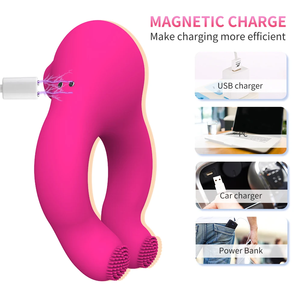 10 Frequency Sucking Vibrator Sex Shop Penis Ring Clit Sucker Cock Ring Adult Products Scrotum Massager Sex Toys for Couple H38aca369fa1c404fa60fc97e23bdd50f9
