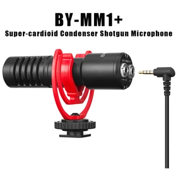 

BOYA BY-MM1/BY-MM1+/BY-MM1 plus Super-cardioid Condenser Shotgun Microphone Vlogging Facebook Livestream Mic for Smartphone