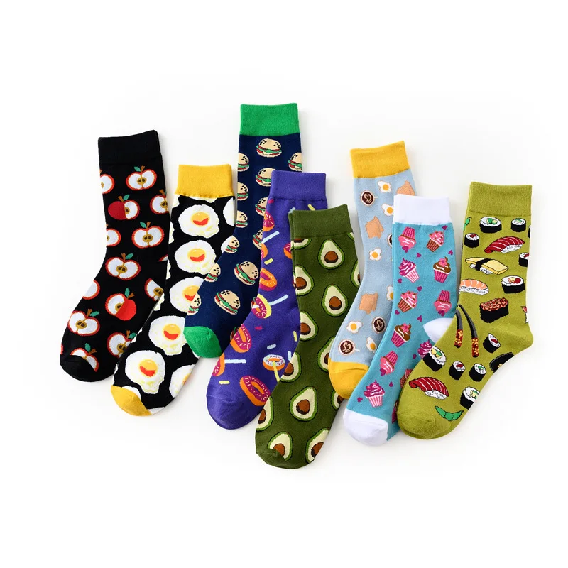 1 Pair New Fashion Hot Sale Cotton Cartoon Animals Casual Socks Loving Heart Flamingo Women Cute Funny Japanese Harajuku Socks walking socks womens