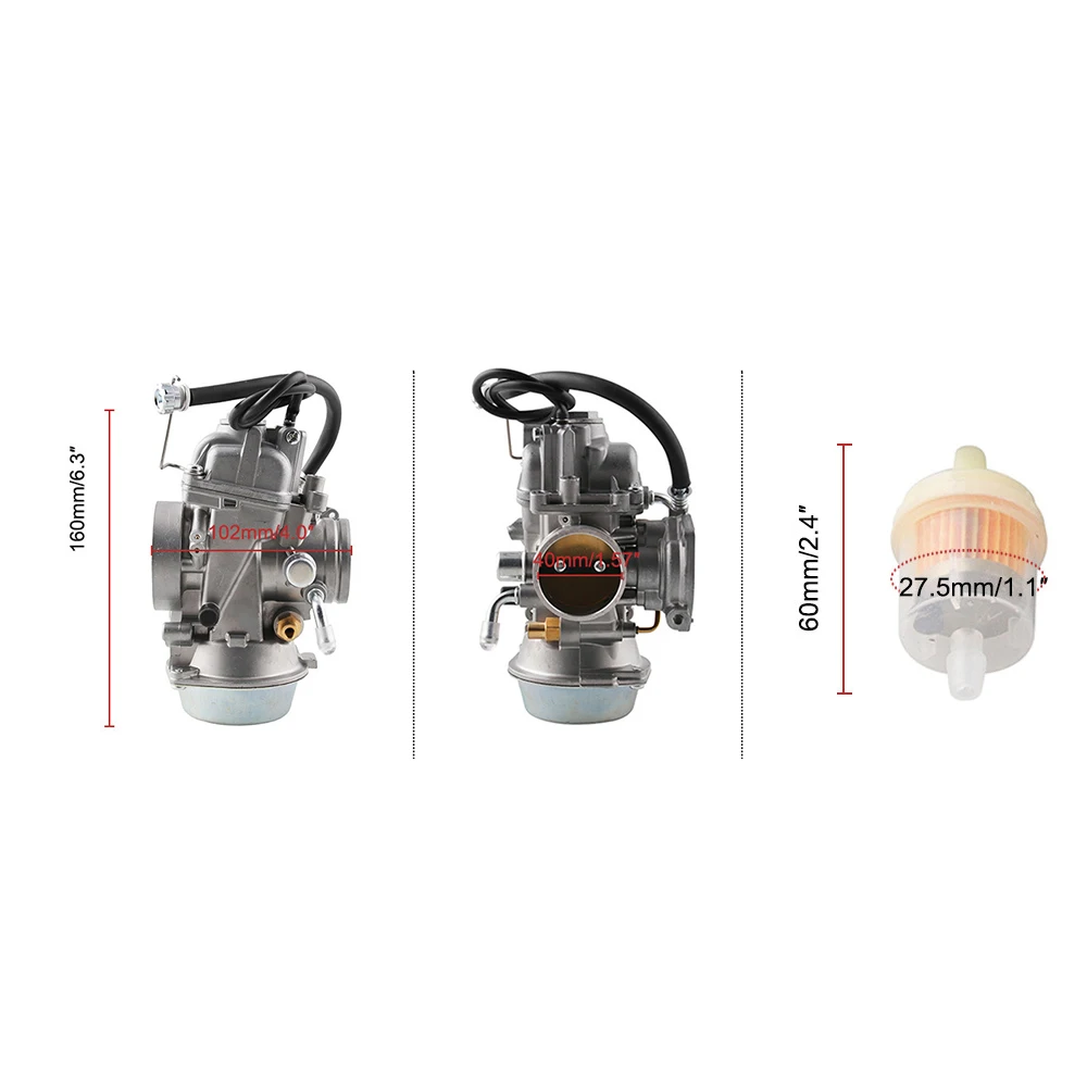 Мотоцикл Carburetorw/воздушный фильтр для замены Polaris Sportsman 500 4x4 Хо 2001-2005 2010 2011 2012 Carb Carburador