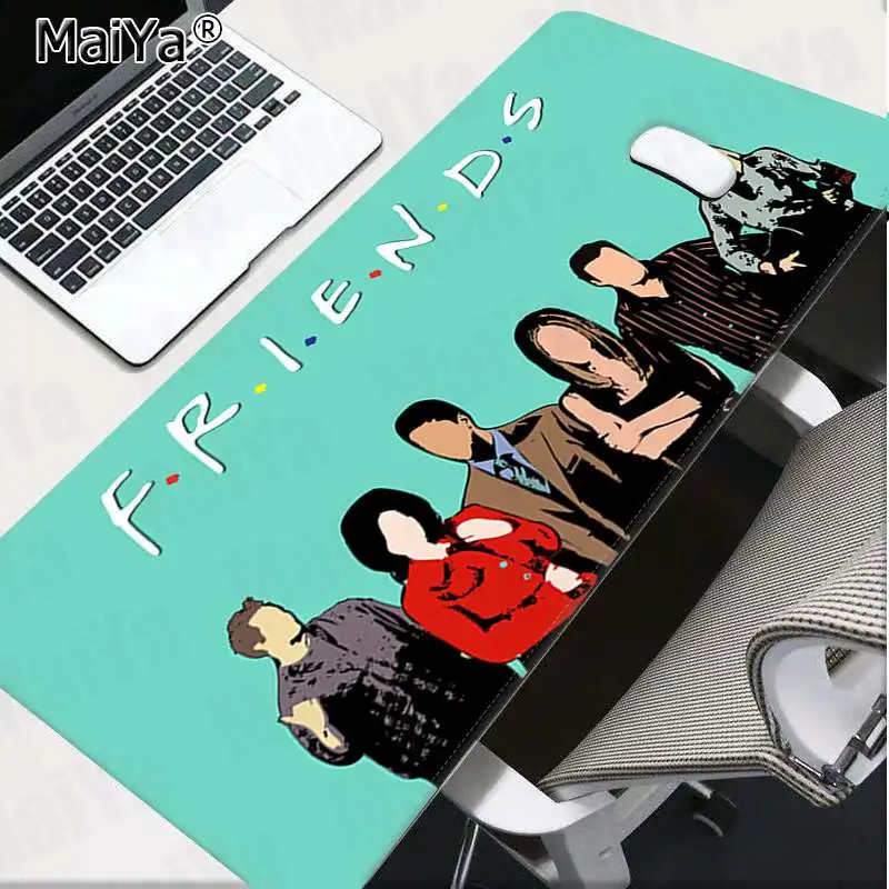 Maiya Cool New Friends ТВ шоу геймер игровые коврики коврик для мыши большой коврик для мыши клавиатуры коврик - Цвет: Lock Edge 30x80cm