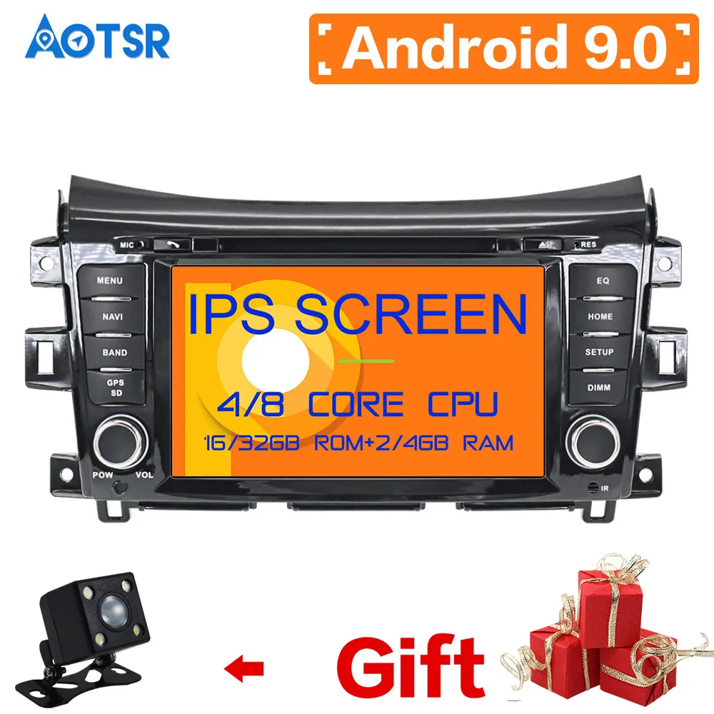 Discount Android 9 PX5/6 DSP Car GPS Navigation DVD Player Radio For NISSAN NP300 Navara Terra Headunit SatNav multimedia player recorder 0