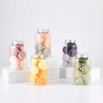 

7PCS/Bottle Sponge Makeup Puff Beauty Egg Foundation Concealer Powder Puff Wet and Dry Dual Use Makeup Puff Women Cosmetic Tools