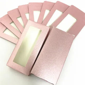

10/30/50pcs wholesale empty Packing box for eyelash package paper box color carton DIY Shining packing box colorful make up