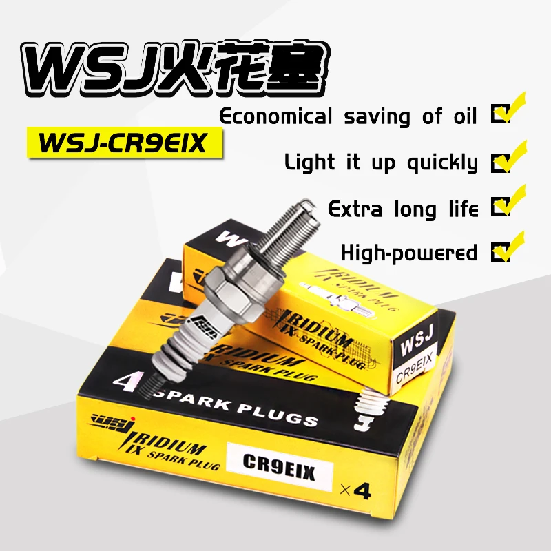 Motorcycle Iridium Ignition Spark Plug For Zx6r Zx636 Zx7r Zx9r Zx10r