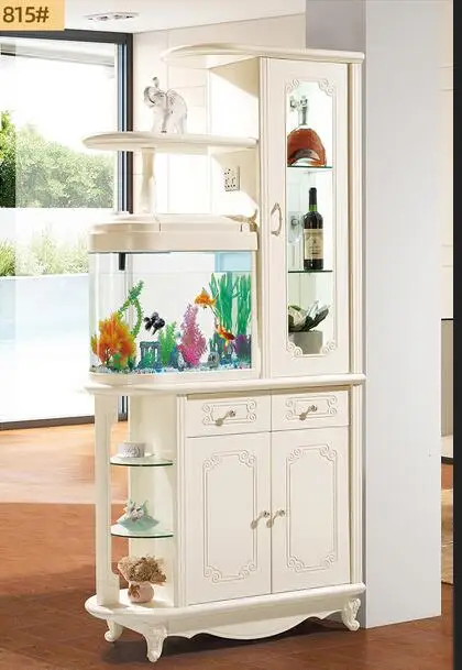 Wine cabinet living room partition cabinet double-sided lockers European style aquarium porch