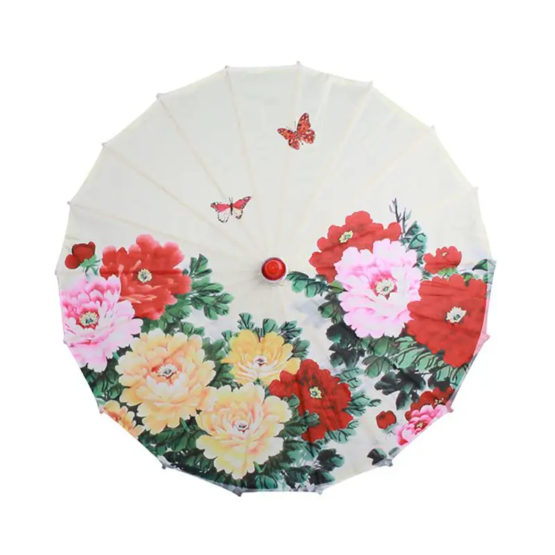 Художественный зонтик китайский Шелковый тканевый Зонтик Классический стиль декоративный зонтик масляная бумага окрашенный зонтик - Цвет: A8