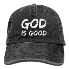 God Is Good Джинсовая Шляпа Регулируемая Женская папа бейсболки