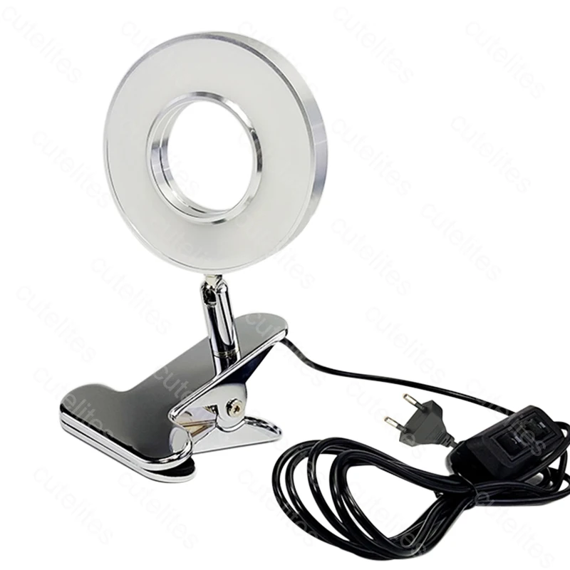 СВЕТОДИОДНЫЙ Гибкий Настольный светильник 5 Вт офисный для чтения прижимный