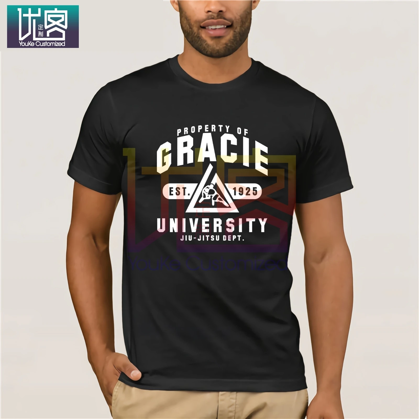 Фото Новая футболка из Бразильского университета джиу джитсу Грейси одежда для