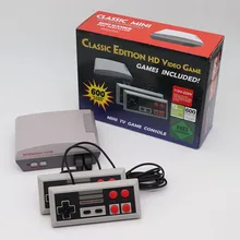 Мини HDMI ТВ игровая консоль встроенный 600 различных игр двойной геймпад 8 бит Ретро HD видео игра ручные игровые плееры