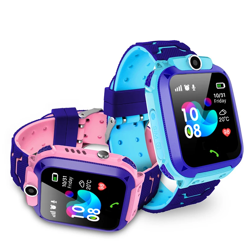 

YQT stable quality Q12 Kids SmartWatch For Baby Child With GPS Tracker SOS Call Kid Smart Watch Q50 with Phone Call kids gift