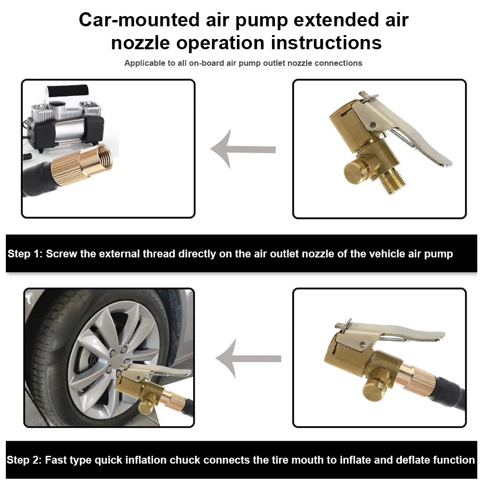 Clip-on Adapter Car Brass 8mm Tyre Wheel Valve Portable Inflatable Pump for Car Tire Air Chuck Inflator Pump Valve Connector Clip-on Adapter Car Brass 8mm Tyre Wheel Valve Portable Inflatable Pump for Car Tire Air Chuck Inflator Pump Valve Connector