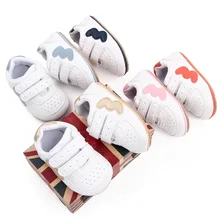 Baskets de printemps et d'automne pour bébés de 0 à 1 an, petites chaussures blanches décontractées à fond en caoutchouc pour tout petits