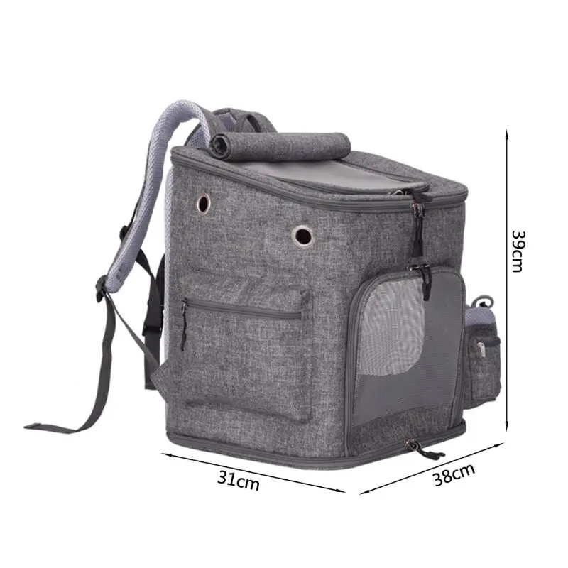 

Foldable Pet Carrier Bag with Mesh for Small Dogs Cats Puppies Dog Carrier Backpack