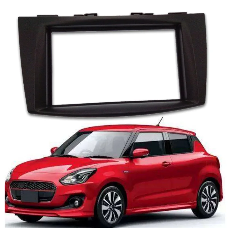 Для Suzuki Swift 2011- 2Din Аудио Панель DVD навигационная Панель рамка Автомобильная панель стерео радио Панель